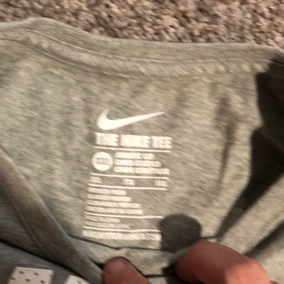 Nike Shirts Nwot Mens Nike T Shirt Light Grey Size Xxl Poshmark